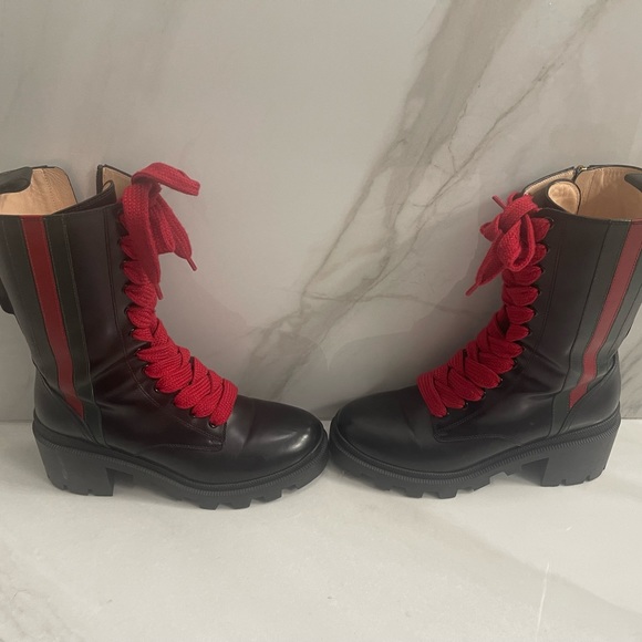 Gucci Combat Boots Sz 37 1/2 - Picture 2 of 8